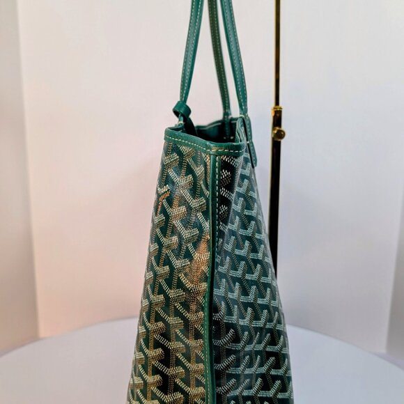 Goyard Anjou PM Tote Bag in Green, Reversible - Picture 9 of 16